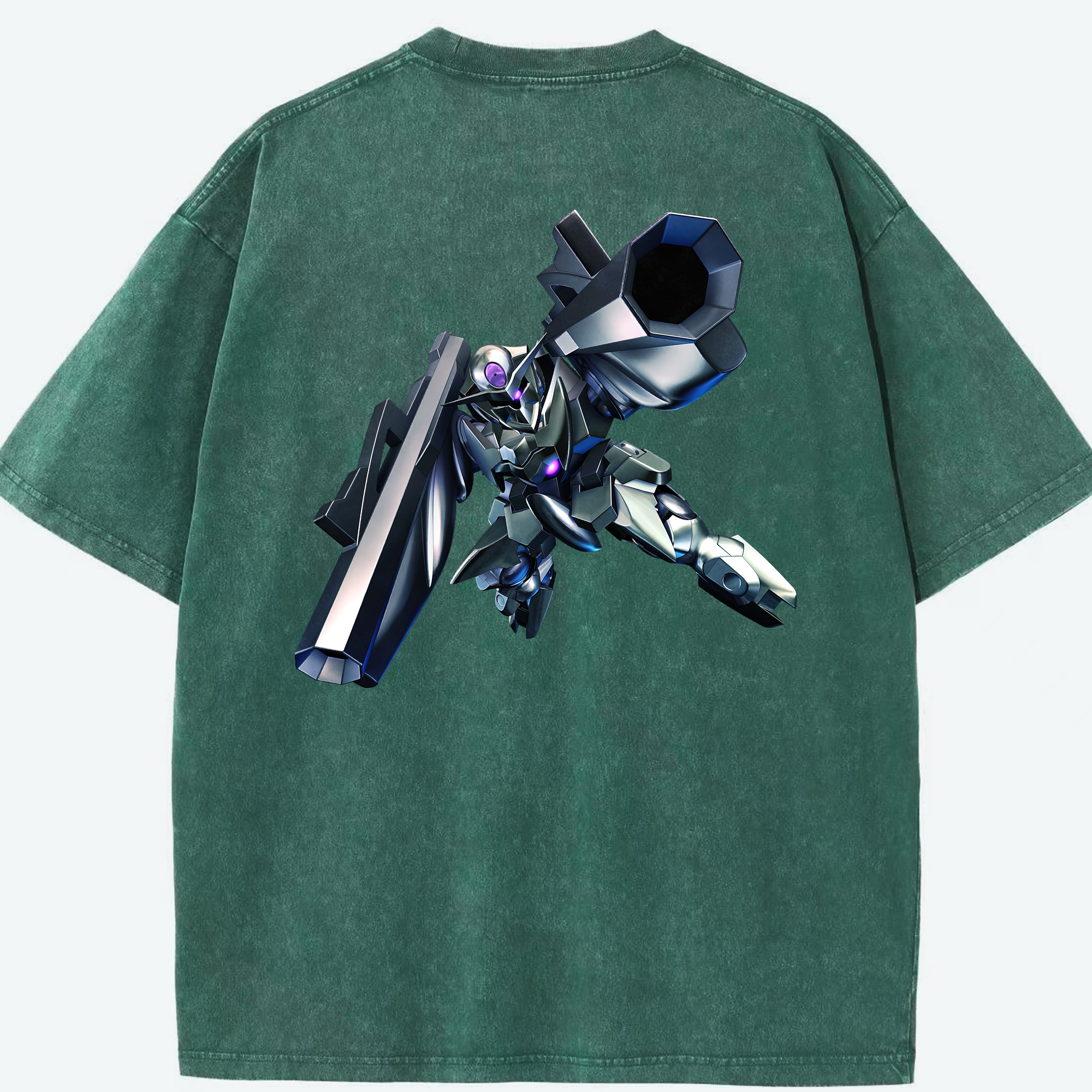 （画像用） 機動戦士ガンダム Mobile Suit Gundam 綿100% ヴィンテージ風 半袖Tシャツ（背面プリント）